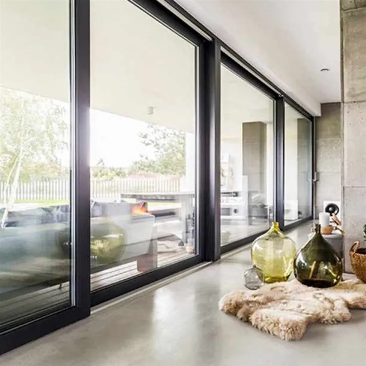 درب آسانسور و اسلاید آلومینیومی