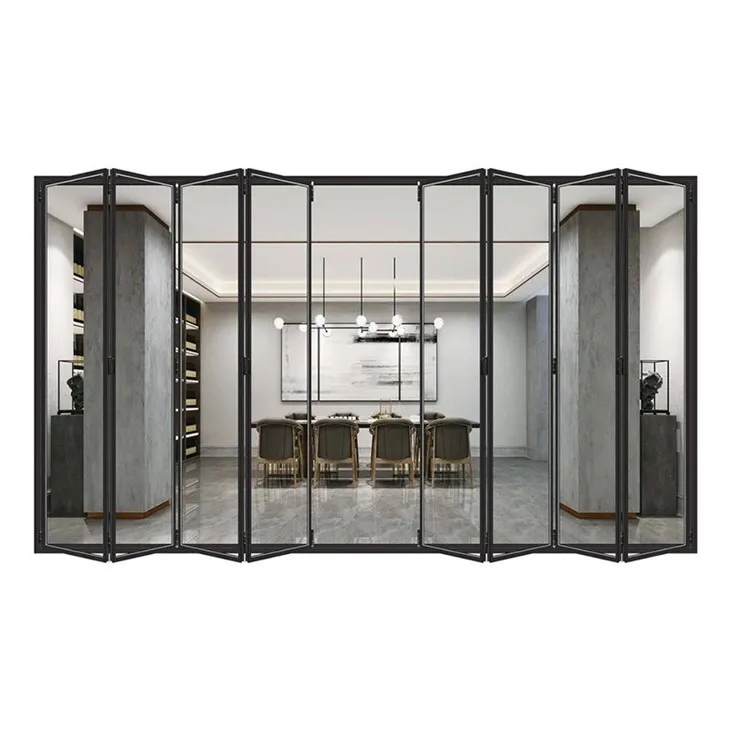 Bi Folding Glass Doors Interior