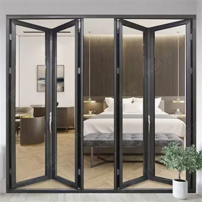 درب تاشو کشویی آلومینیومی